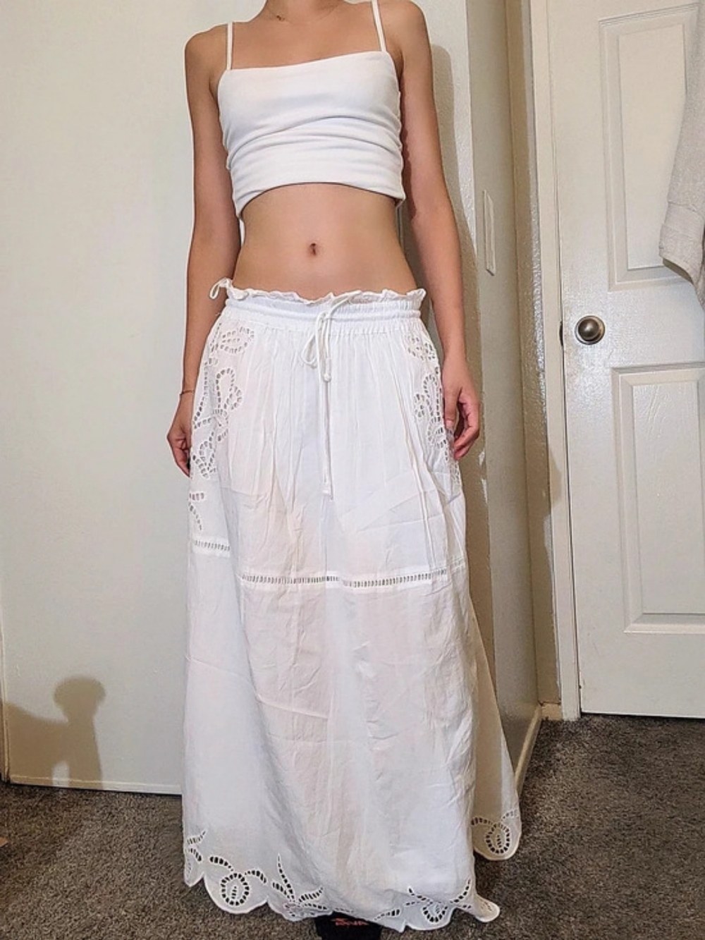 White Maxi Skirt Like New
